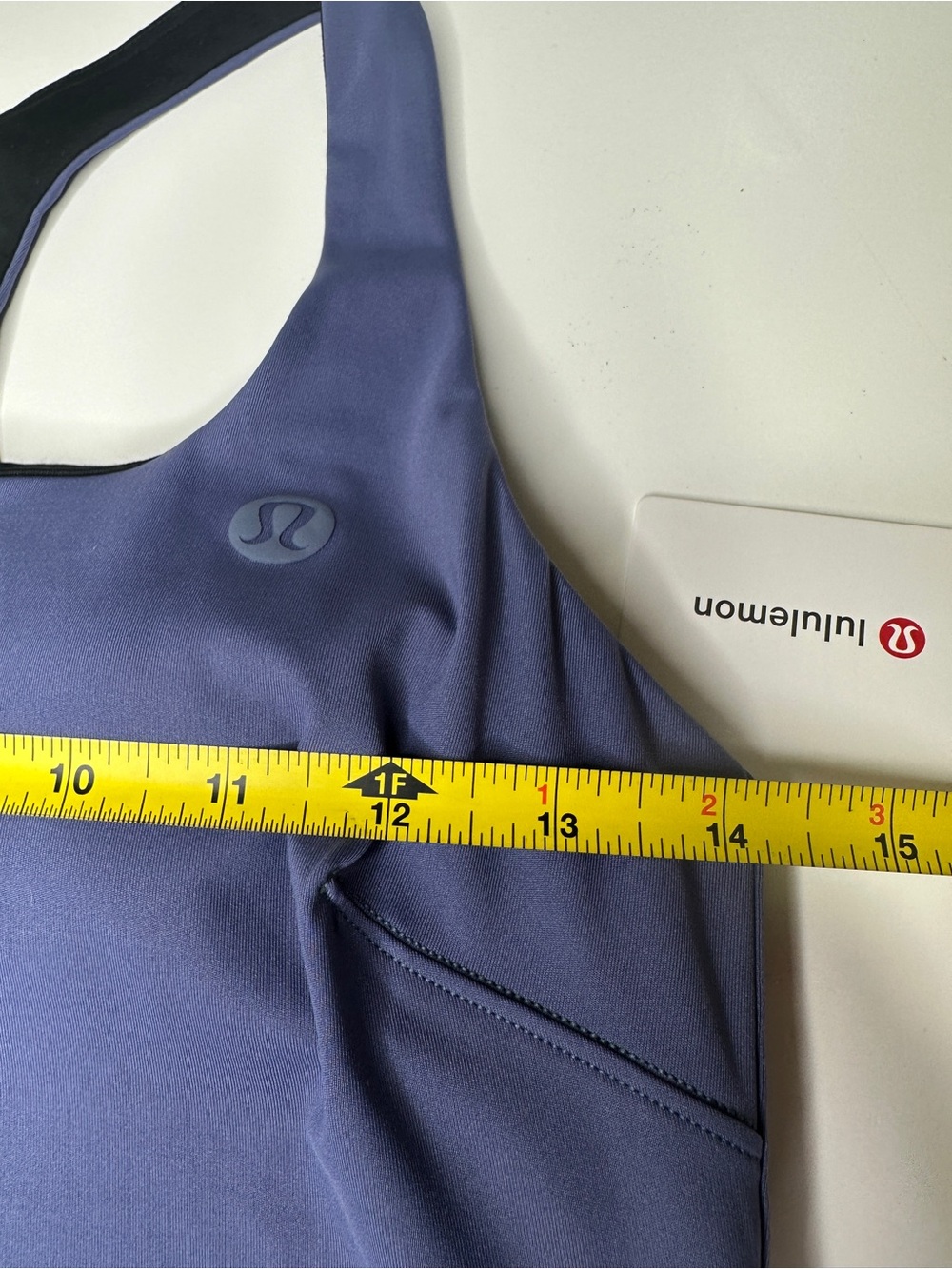 Lululemon Lightweight Tennis Tank Shade Blue Size 6 NWT Built-In Bra - Picture 5 of 12